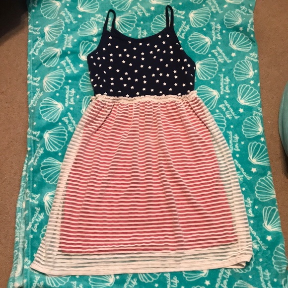 red white and blue sun dresses